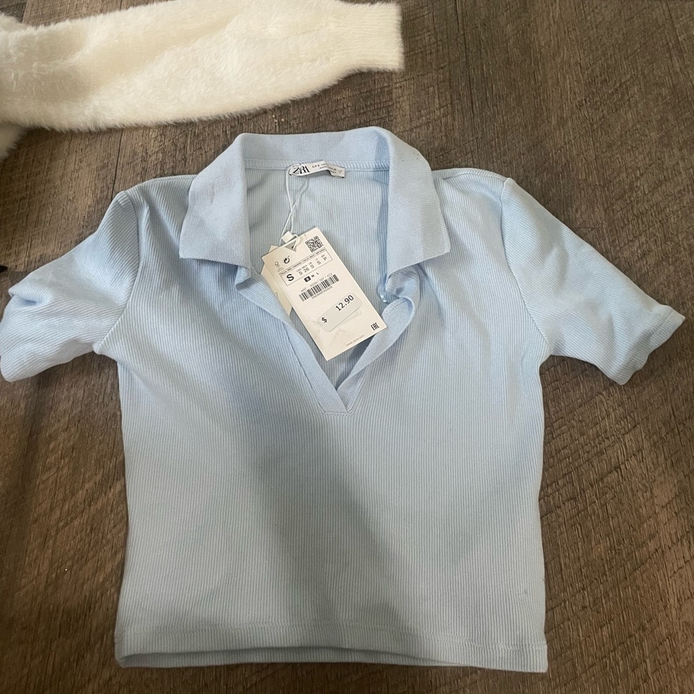 Cropped Zara polo